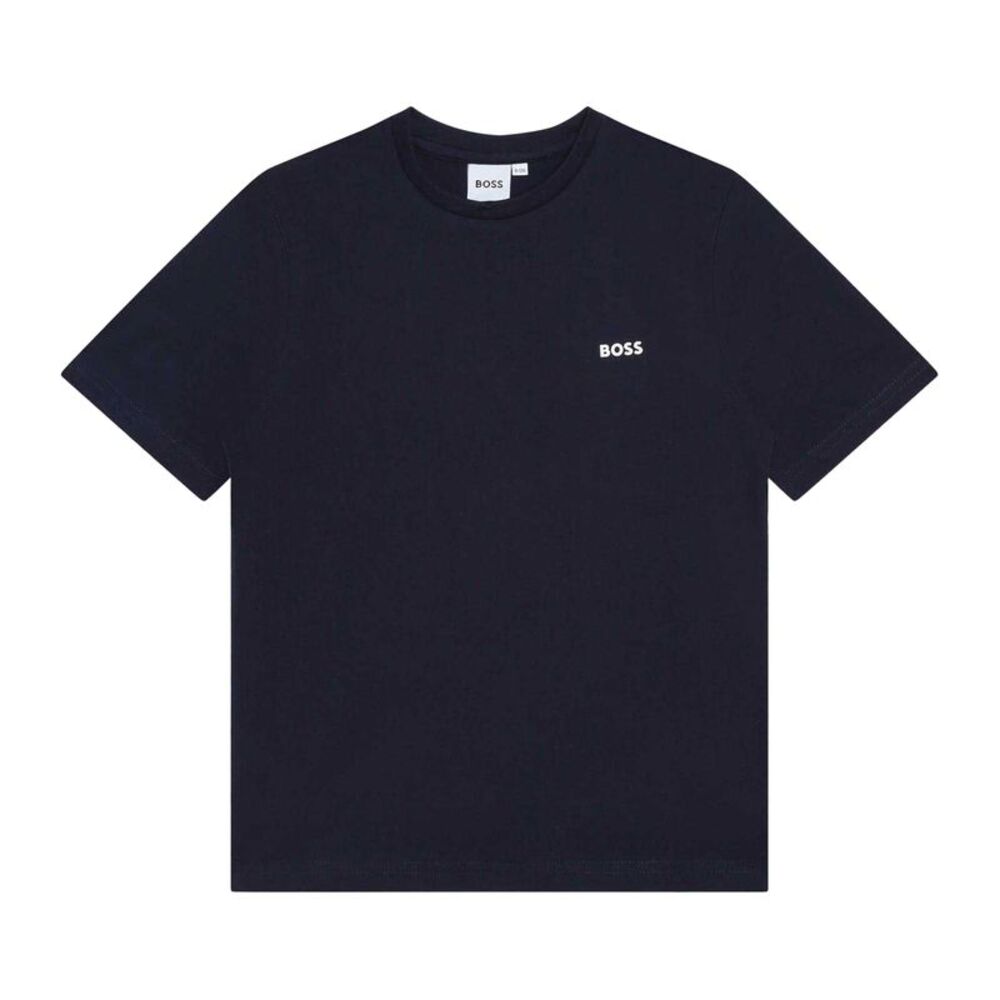 Boss Boys Small Logo T-Shirt / Navy